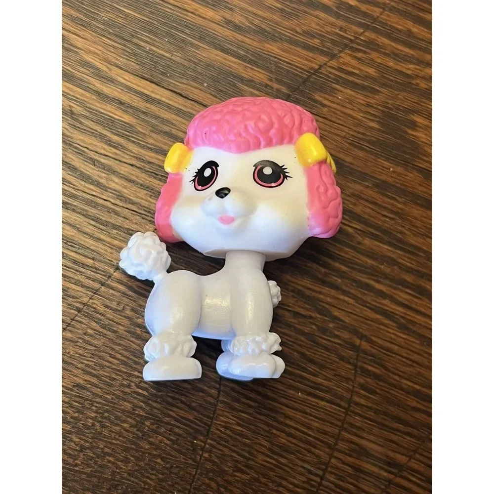 My Pet Pals Dog Poodle Figure‎ Pink Hair Head Turns 2